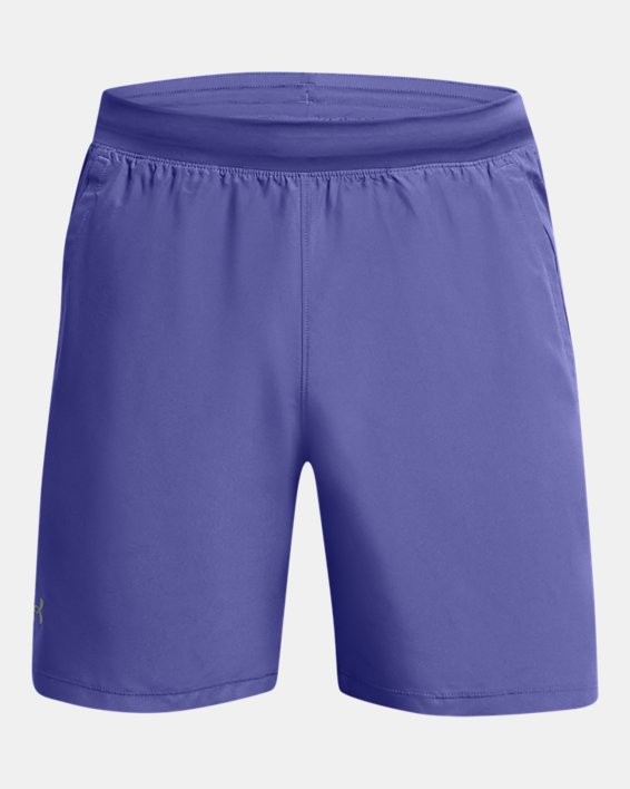Men's UA Launch 7" Shorts in Purple image number 5